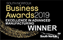 South Norfolk Business Awards 2019 - Excellence In Advanced Manufacturing Winner