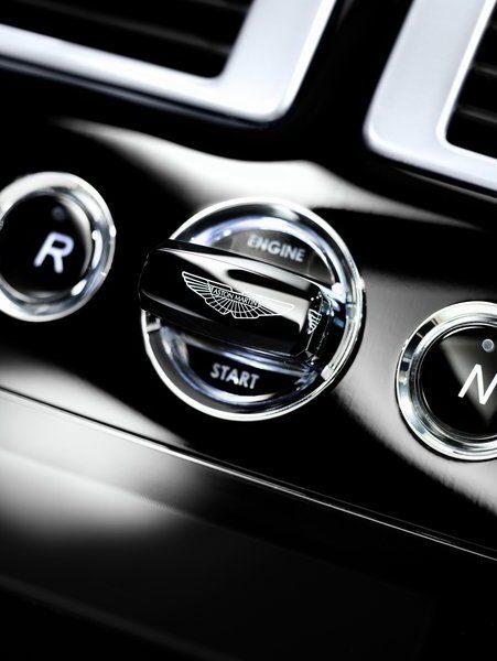 Printed Aston Martin car button